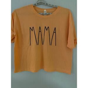 Mama Melon Colored Crop Tee T-Shirt NWOT Size 2XL